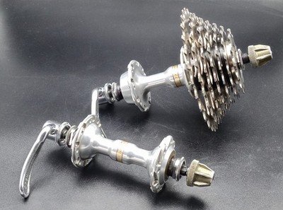 Vintage Shimano Dura-Ace EX 7261 Naben vorne/hinten 7-fach Q/R inkl. sehr guter Zustand