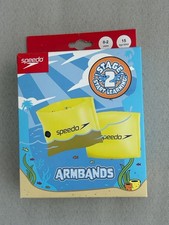 Image of Speedo Stage 2 Start Learning Arm Bands Armbands Age 0-2 Years 15 kg Yellow BNIB