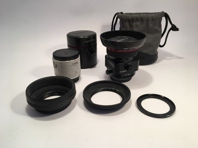 Canon TS-E 24 mm   1:3,5 L - Tilt-Shift Objektiv  /   Canon EXTENDER EF 2 x