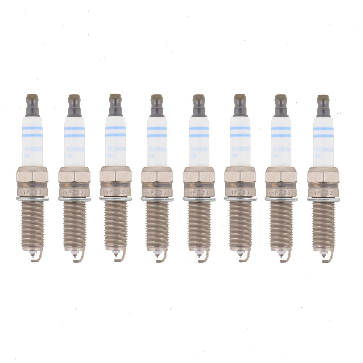 8 pc Bosch Double Platinum Spark Plugs for 2007-2009 Mercedes-Benz CLK550 na