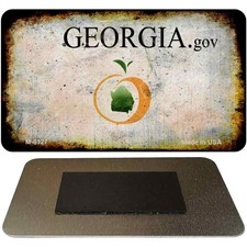 Georgia Rusty Blank Novelty Magnet M-8127 3.5" x 2" Magnet (M)