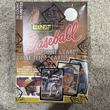 1987 Donruss Leaf Baseball Unopened Wax Box (BBCE) Wrapped