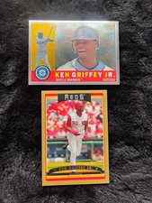 2006 & 09 Ken Griffey Jr #'d Card Lot Bowman Chrome Heritage Topps Gold NMNT