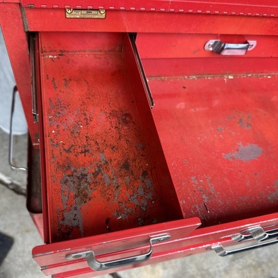 Kennedy Kits 260 Machinist Toolbox Chest 6 Drawer 26” Red USA