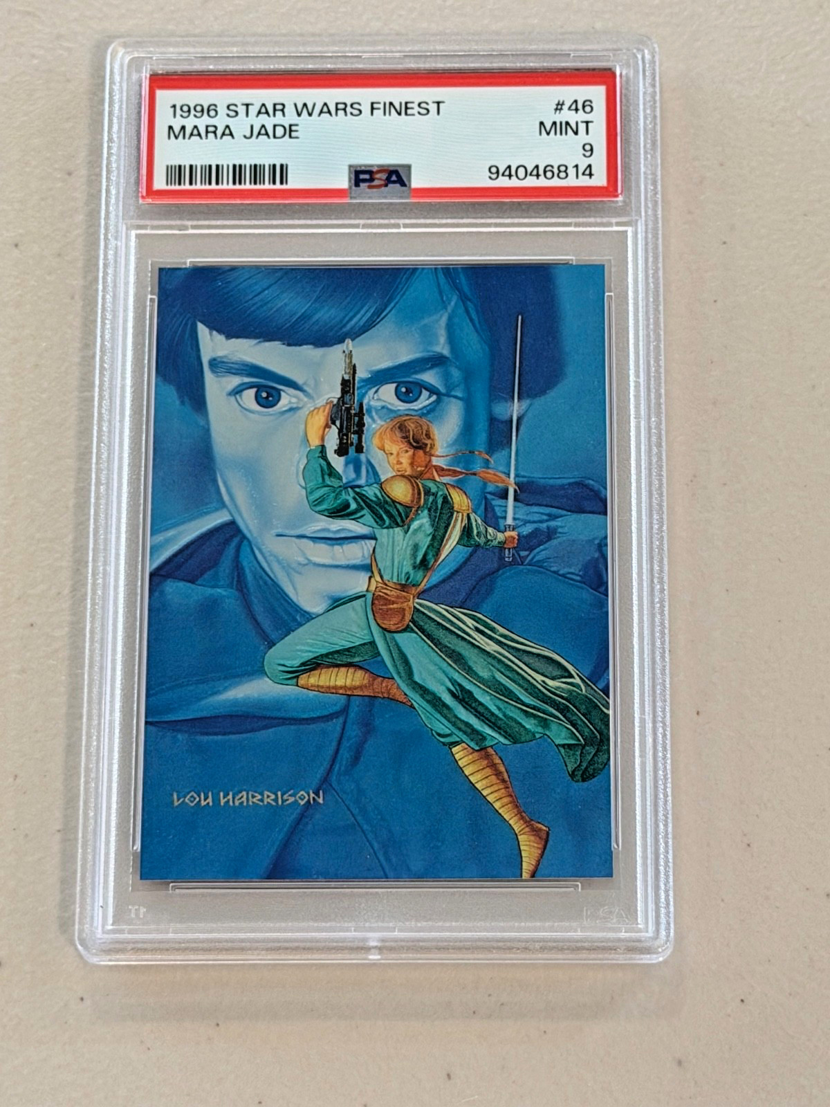 VINTAGE MARA JADE 46 1996 STAR WARS TOPPS FINEST CARD PSA 9 MINT 94046814