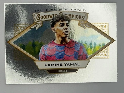 2025 Upper Deck Goodwin Champions #98 Lamine Yamal Silver Foil