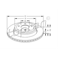 Topran Bremsscheiben Hinten Ø320 Mm BelüFtet FüR BMW 5Er Touring E61 E60 E63