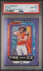 2024 PANINI OBSIDIAN BO NIX #18 FIRE AND ICE PURPLE /50 (RC) PSA 10 *POP 7*