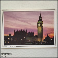 London Big Ben and the Houses of Parliament 1996 Postcard (P1422)