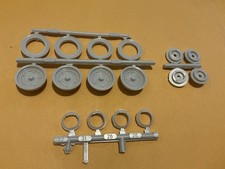 1 25 scale model parts 1936 Ford 5 Window Coupe Stock Wheels Trim And More Only