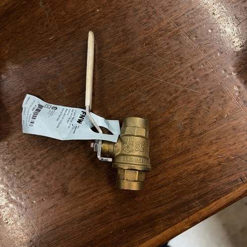 Brass Ball Valve Sweat On Full Port FNW 1/2 Inch x 1.22 Inch W x 2.4 Inchs H FNW