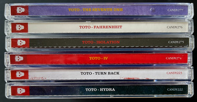 TOTO REMASTERED 6 cd lot HYDRA Turn Back IV Fahrenheit ISOLATION The Seventh One