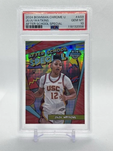 2024 Topps Bowman University Chrome Juju Watkins After School Special SSP PSA 10