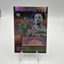 CARSEN EDWARDS 2020-21 Panini Illusions TROPHY COLLECTION AUTO Celtics #TC-CED