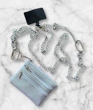 Cell Phone Lanyard- Silver