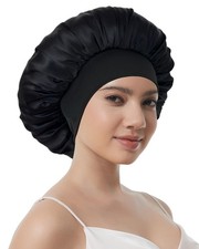100 Mulberry Silk Bonnet for Sleeping Women, Real Pure Silk Hair Bonnets for...