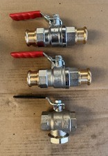 Job Lot Of 3x Altecnic 1 In Filter Ball Valve Pb500 Valve 1 In Pegler WRAS