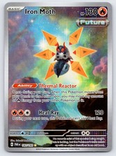 Iron Moth 187/182 Illustration Rare Paradox Rift Pokemon Holo Near Mint on eBay