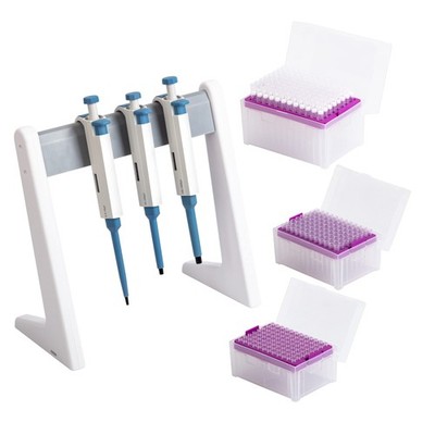 Micropipette kit, 0.5-10ul 10-100ul 100-1000ul, Adjustable Single Channel Pip...
