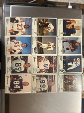 1961 Fleer Football Lot Of 12 EX