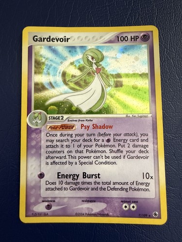 Pokemon Ruby and Sapphire Gardevoir 7/109 Holo