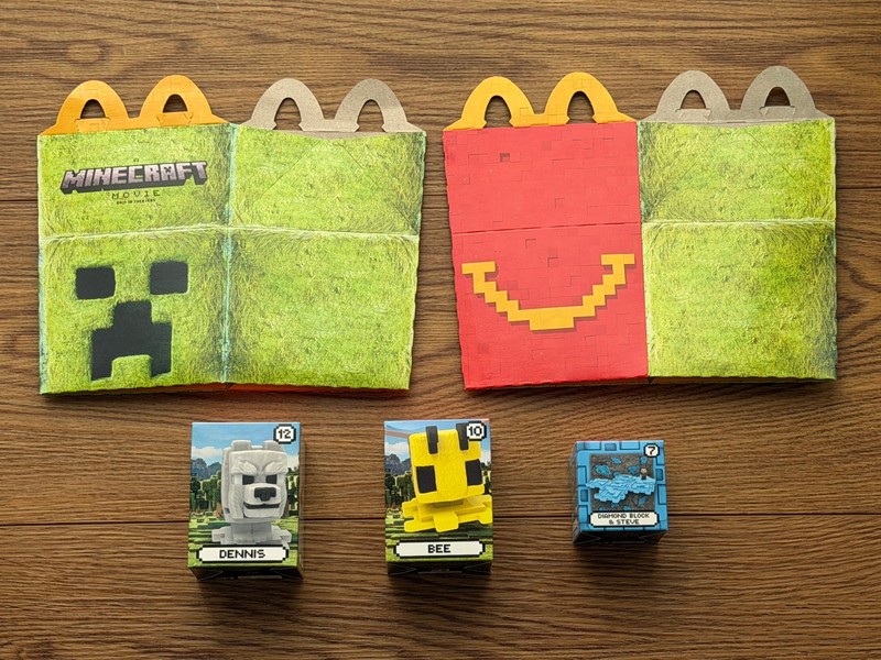 BRAND NEW 2025 McDonald's MINECRAFT Happy Meal Toys