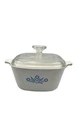 Rare Vintage Corning Ware Blue Cornflower-1/3/4 Qt. P-1 3/4-B with Pyrex lid