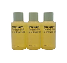 Necessaire 3 Piece The Body Wash 30ml/each Travel Size