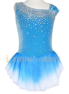 ice blue velvet dress