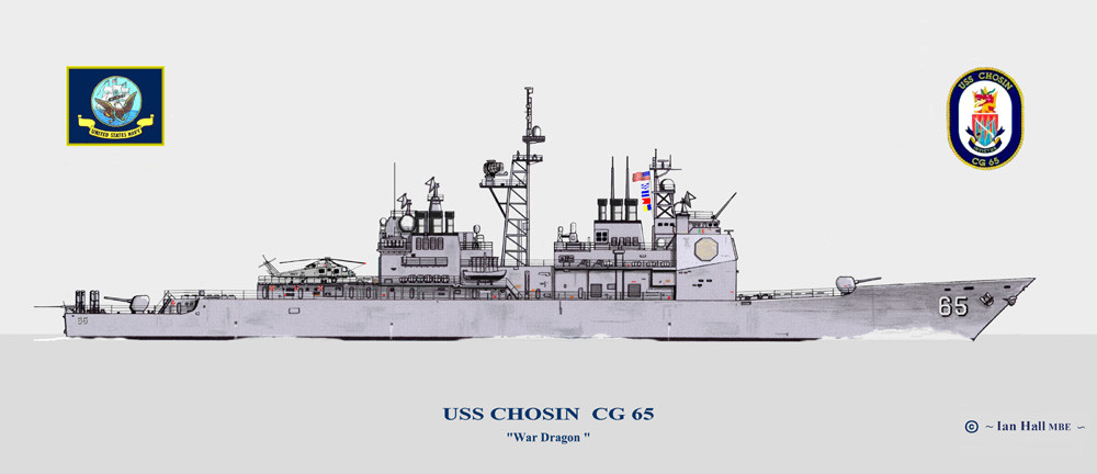 USS Chosin CG 65 Ship Print US Navy | eBay