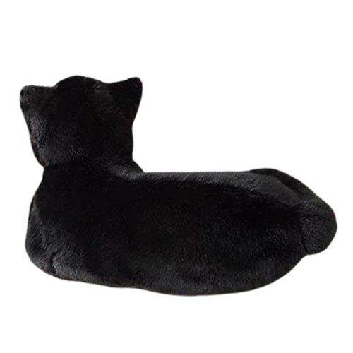Cat Plush Doll Black Cat Stuffed Animal Doll Cute Cat Doll Birthday Gift - Picture 5 of 6