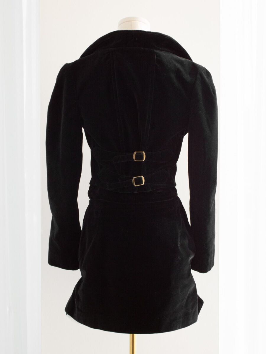 Vivienne Westwood F/W1988 Time Machine Black Velvet White Vivienne Westwood F/W1988 Time Machine Black Velvet White