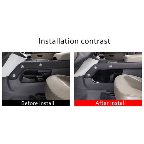 ABS Black Center Control Storage Box Side Trim For Land Rover Defender 2020-2023 - Bild 8 von 9