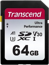 Transcend 64GB SD card UHS-i u3 a1 Ultra Performance Model TS64GSDC340S