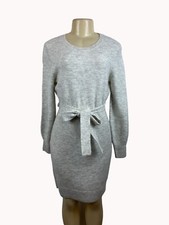 Ann Taylor Women's Grey Sweater Dress Sz S