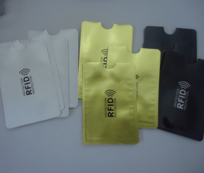 10 RFID Credit Debit ID Card Sleeve Protector Blocking Safety Shield Anti Theft*