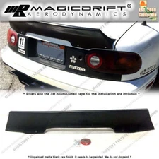 For NA Mazda Miata Urethane REAR BOOT TRUNK TAILGATE SPOILER DUCKTAIL RB Style