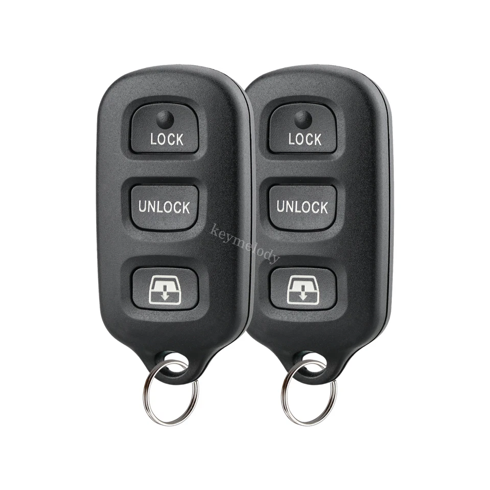 2 para 2006 2007 2008 2009 Toyota 4Runner Sequoia 4 bts controle remoto chaveiro capa estojo - Imagem 4 de 4