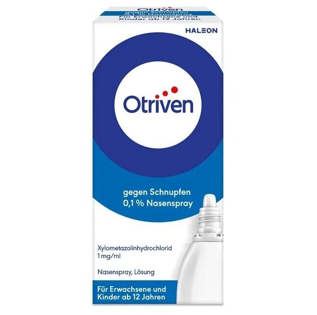 GLAXOSMITHKLINE GMBH 10x OTRIVEN 0,1% Nasenspray Quetsch. o. Konservierungsstoffe, 10ml, PZN 00753739