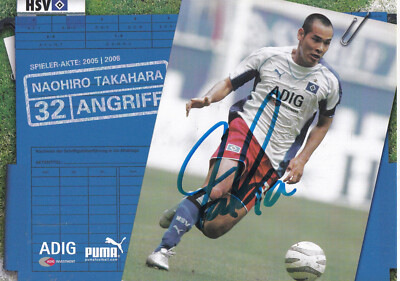 Autogramm - Naohiro Takahara (HSV) - 2005/2006