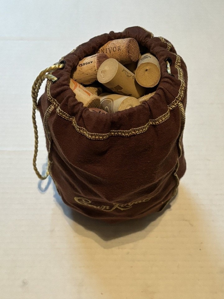 Wine Corks A Crown Royal Bag Full Of Wine Corks eBay