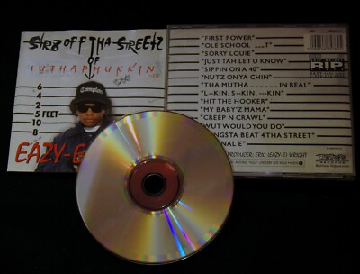 EAZY-E - Str8 Off Tha Streetz Of Muthaphukkin Compton **Rarität** CD 1.Auflage