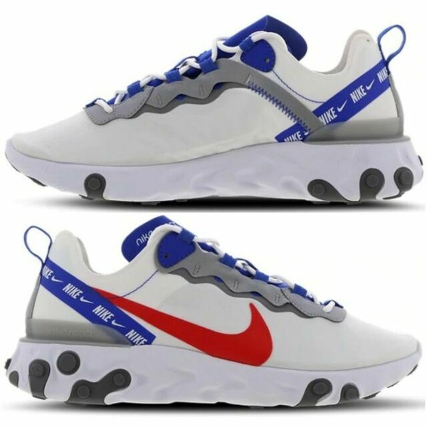 nike react element 55 white royal red