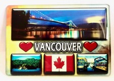 VANCOUVER / KANADA  - KÜHLSCHRANKMAGNET-SOUVENIR-MAGNET 150813