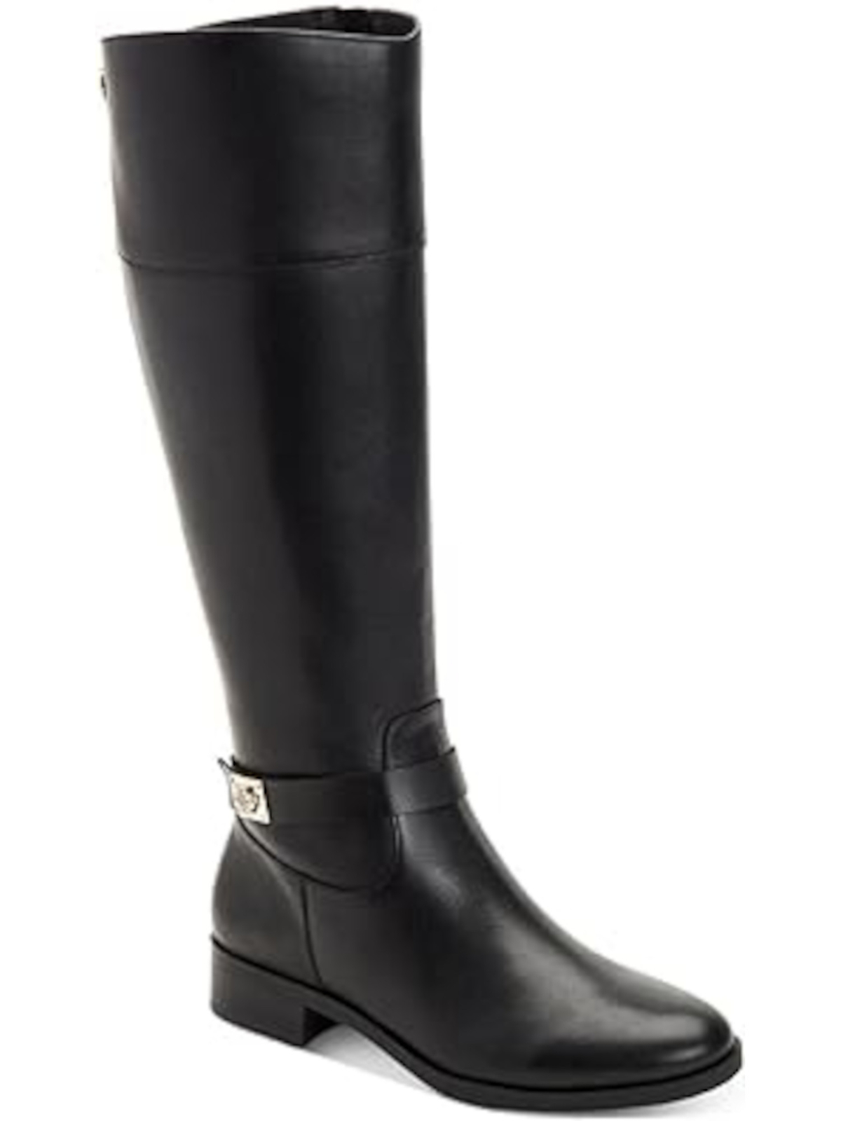 CHARTER CLUB Womens Black Johannes Round Toe Zip-Up Riding Boot 6 M
