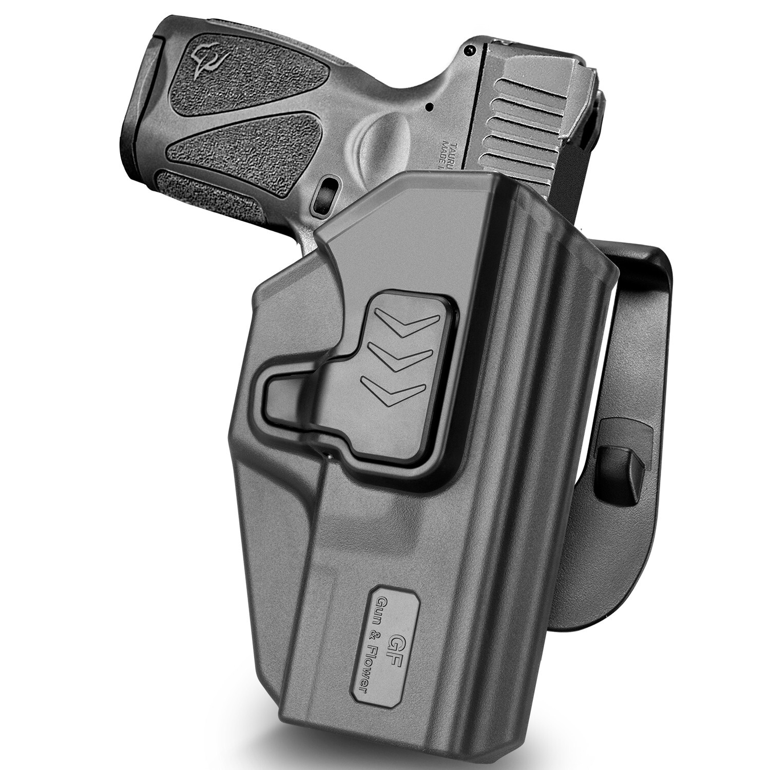 Taurus G3 Holster, GUN & FLOWER OWB Polymer Holster For Taurus G3 with Paddle