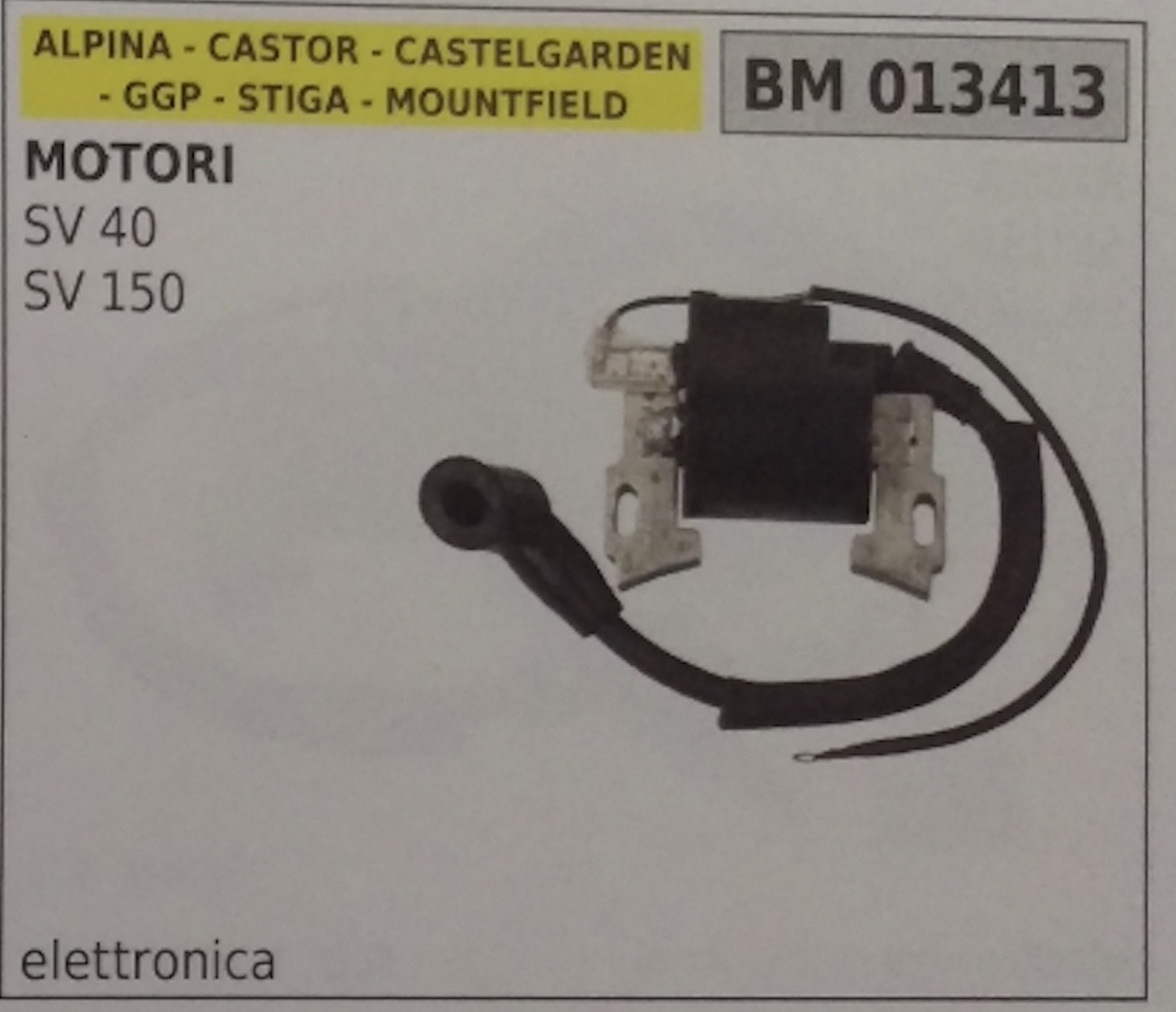 Bobina Accensione per GGP SV150 Stiga Mountfield - Ricambio Garantito