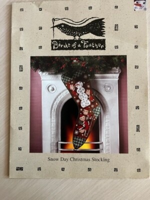 BIRDS OF A FEATHER Snow Day Christmas Stocking HOL303 | eBay