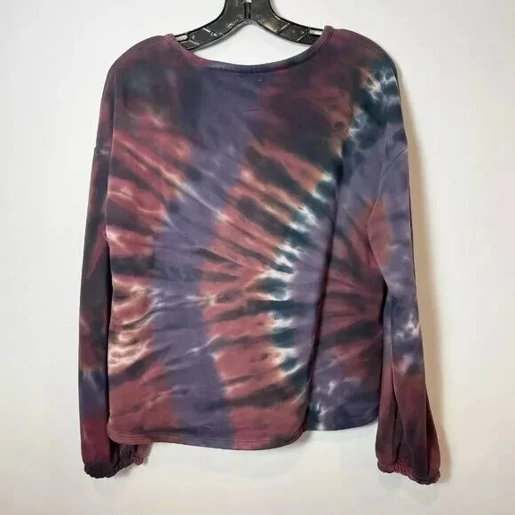 Chaser Mika Pullover Sudadera Mujer M Morado Berry Manga Larga Cuello Redondo Foto 2 de 4