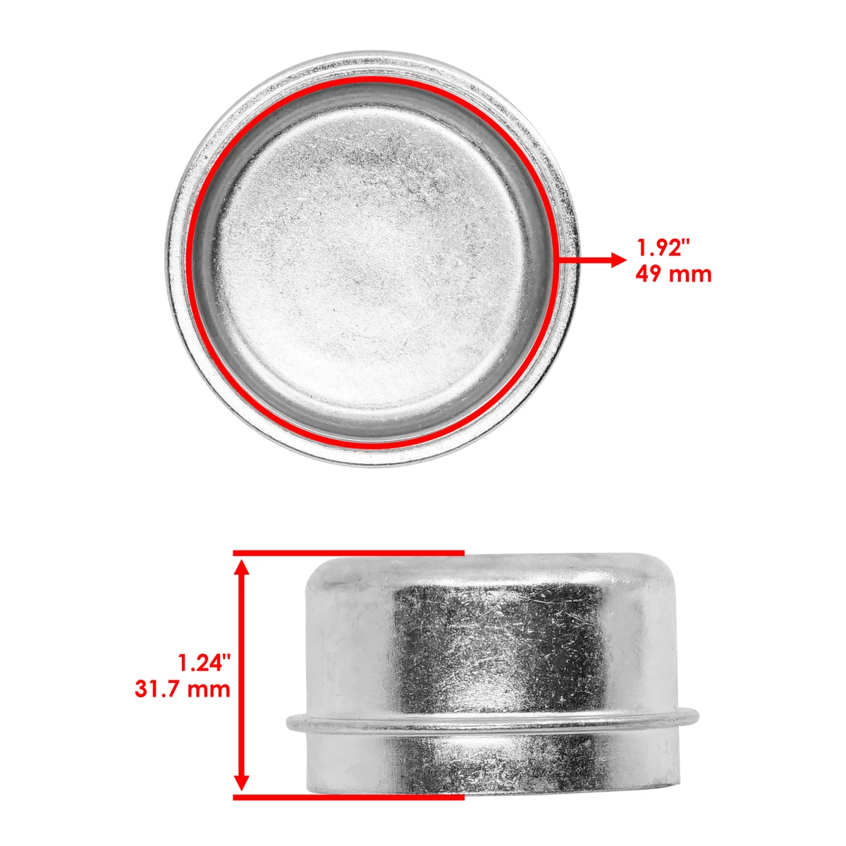Wheel Grease Cap For Exmark Turf Ranger FMD524 FMD60 FMD602